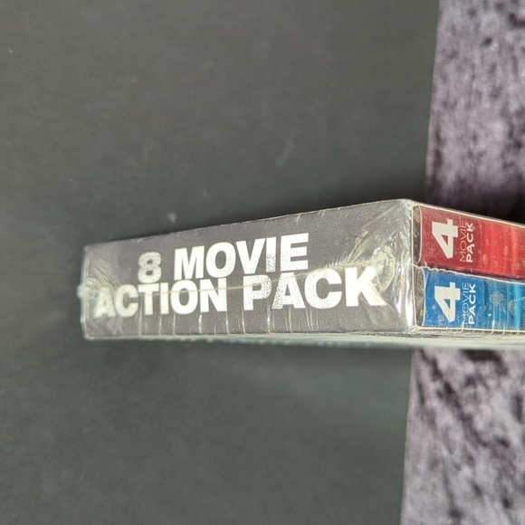 8 Action Movie 2-Disc DVD Pack - New Factory Sealed - Picture 4 of 5
